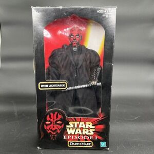1998 Hasbro Star Wars Episode 1 Action Collection Darth Maul 12" Figure New